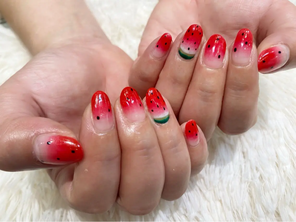 ネイル 夏ネイル ネイルサロン nail_upのネイルデザイン