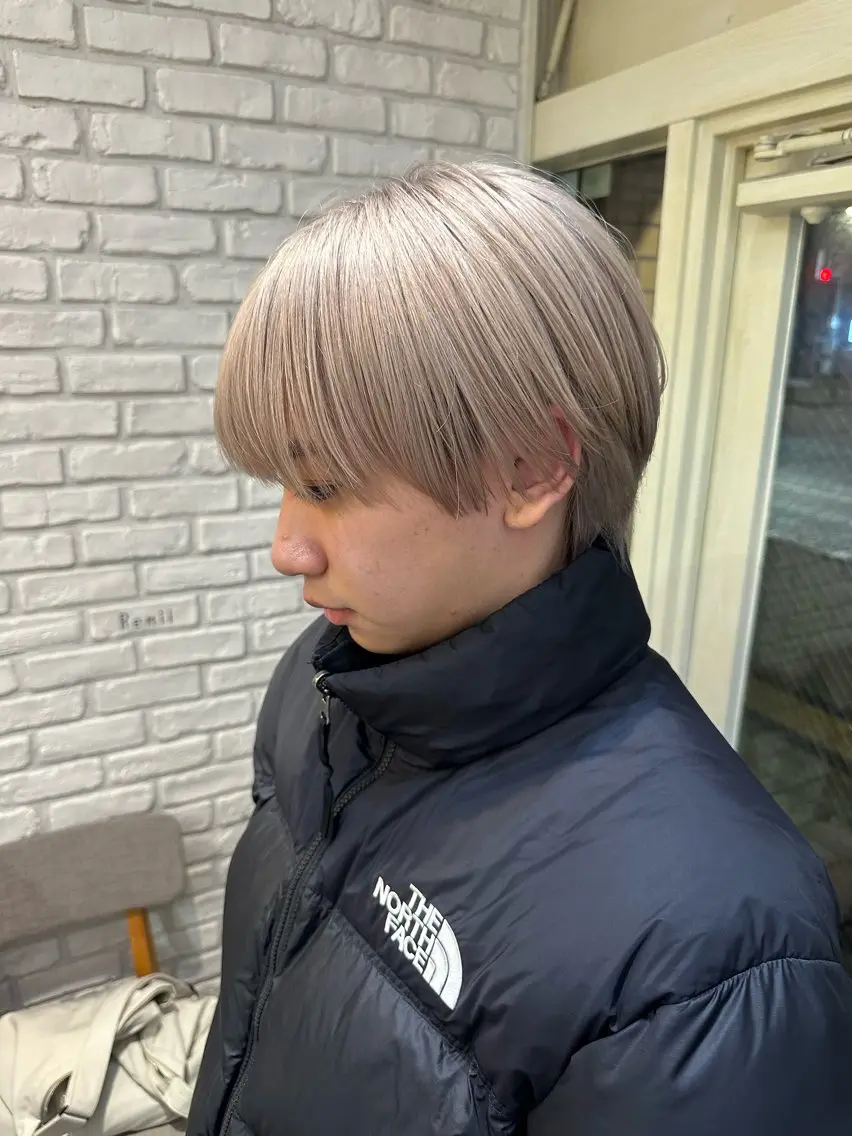 【人気No.2⭐️】メンズカット+ダブルカラー+トリートメントの写真