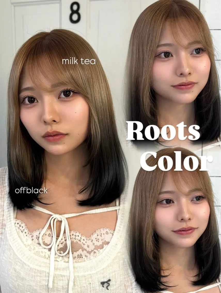 セミロング カラー ブリーチ 似合わせカット ヘアカラー 岡山ハイトーン/ 透明感カラー/赤木雅のヘアスタイル