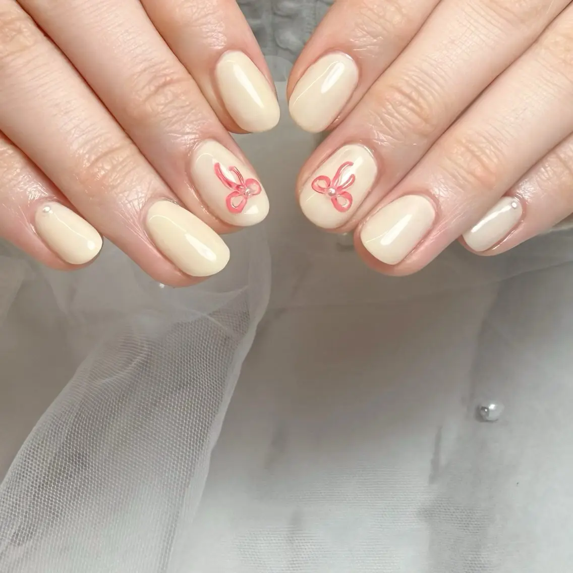 ネイル ハンドネイル mau🩵 堺筋本町nailのネイルデザイン