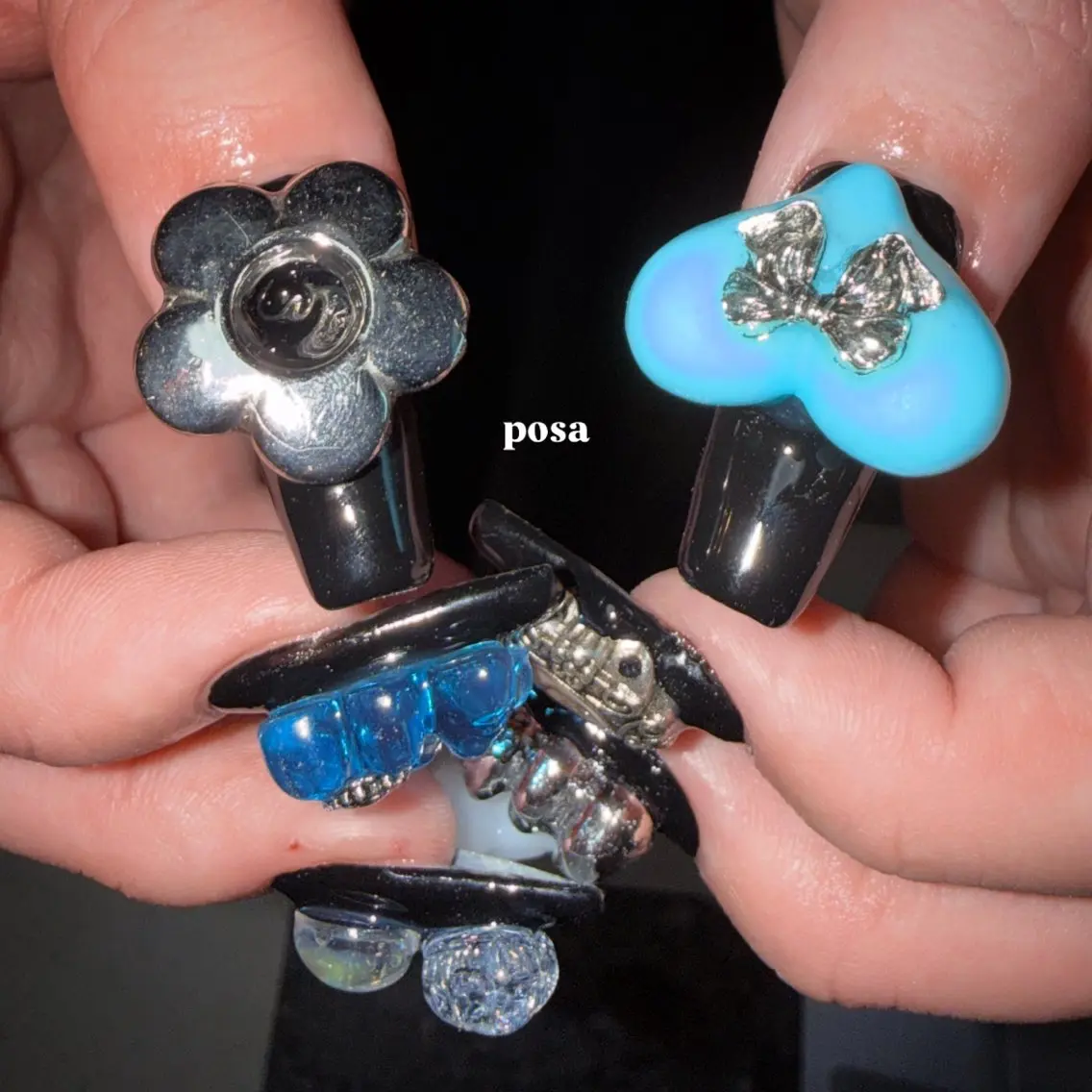 ネイル シンプルネイル ハンドネイル posa nail モエミのネイルデザイン