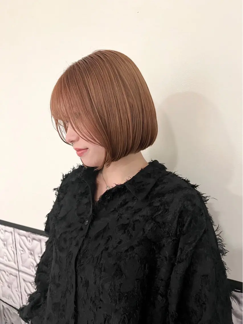 ミディアム ボブ 宇野愛華∕ パーマスタイルのヘアスタイル
