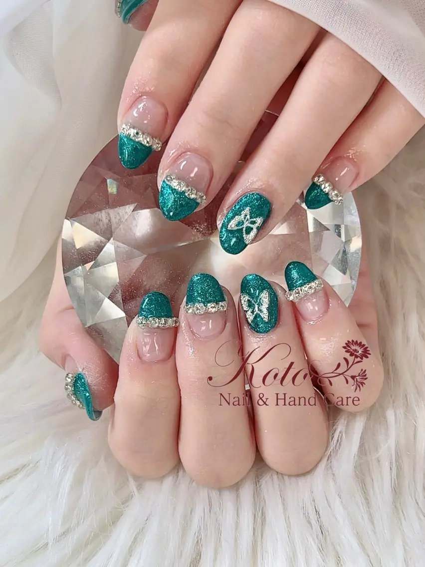 ネイル 長さ出し フレンチネイル ジェルネイル 持ち込み ニュアンスネイル ハンドネイル Nail Salon KOTOのネイルデザイン