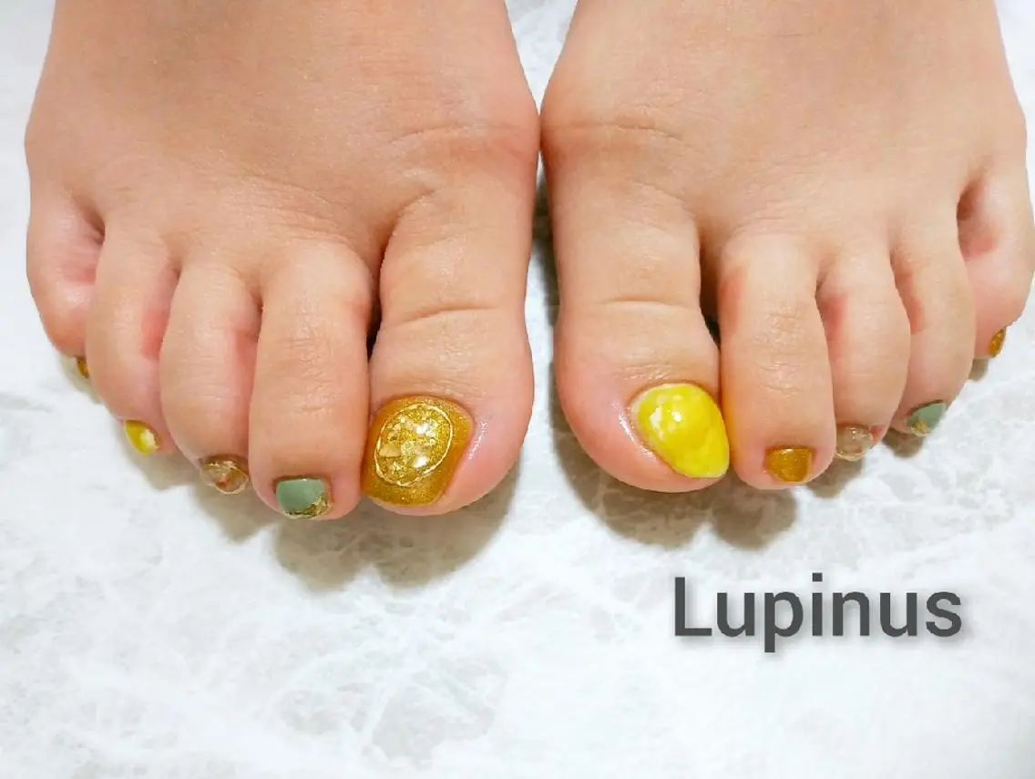ネイル ハンドネイル フットネイル Lupinus ルピナスのネイルデザイン