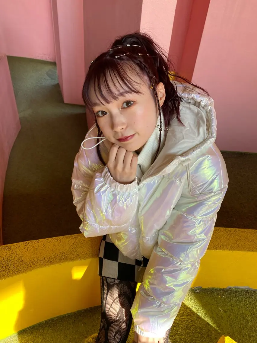 ロング カット ヘアカラー 安藤 結花のヘアスタイル