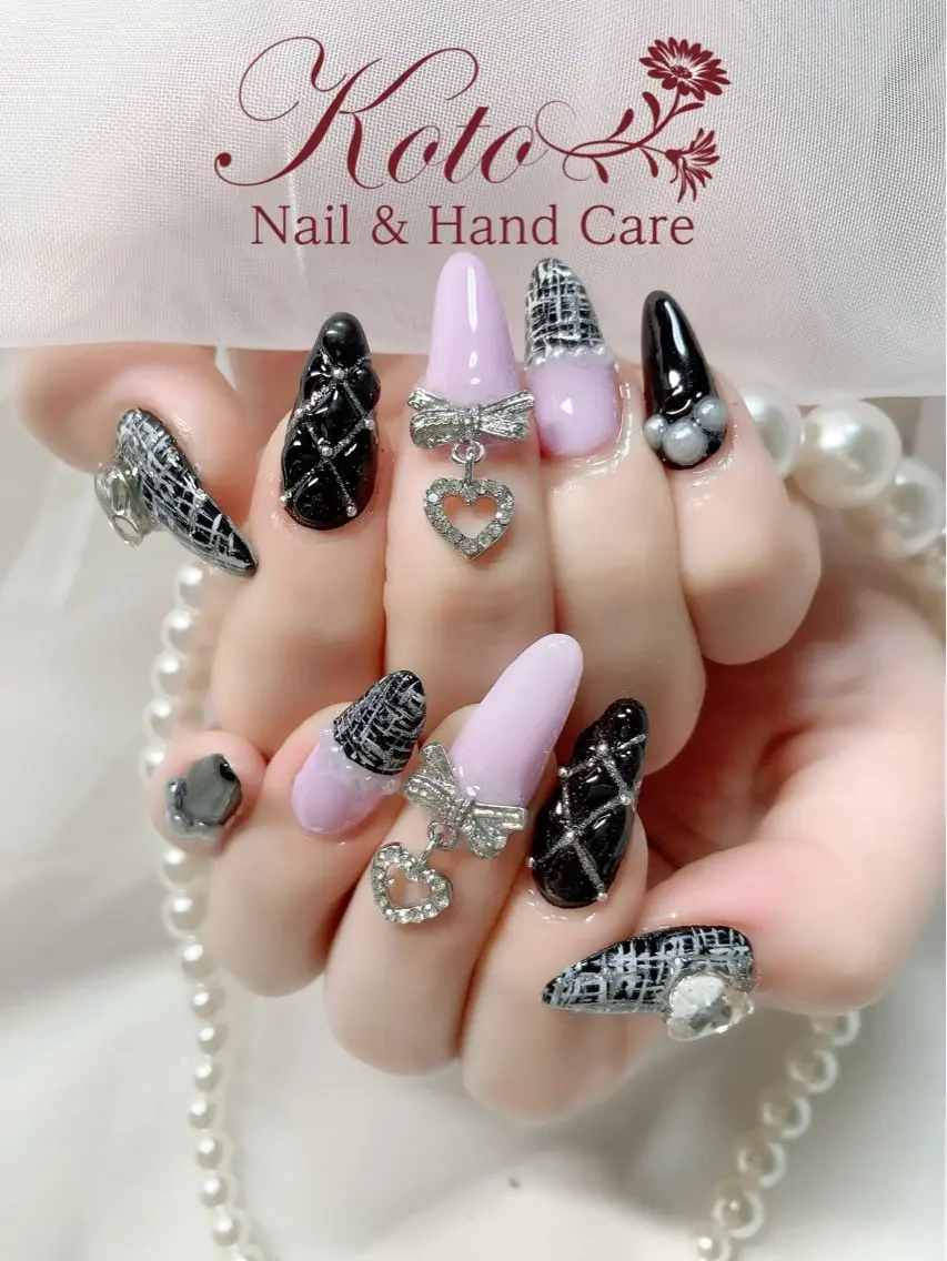 ネイル 長さ出し ジェルネイル 持ち込み ニュアンスネイル 赤色 ハンドネイル Nail Salon KOTOのネイルデザイン