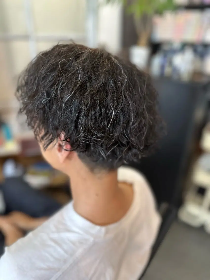 パーマ メンズ メンズパーマ メンズツイストパーマ ツイストパーマ カット パーマ 元住吉プランツヘアー ☘️丸山☘️のヘアスタイル