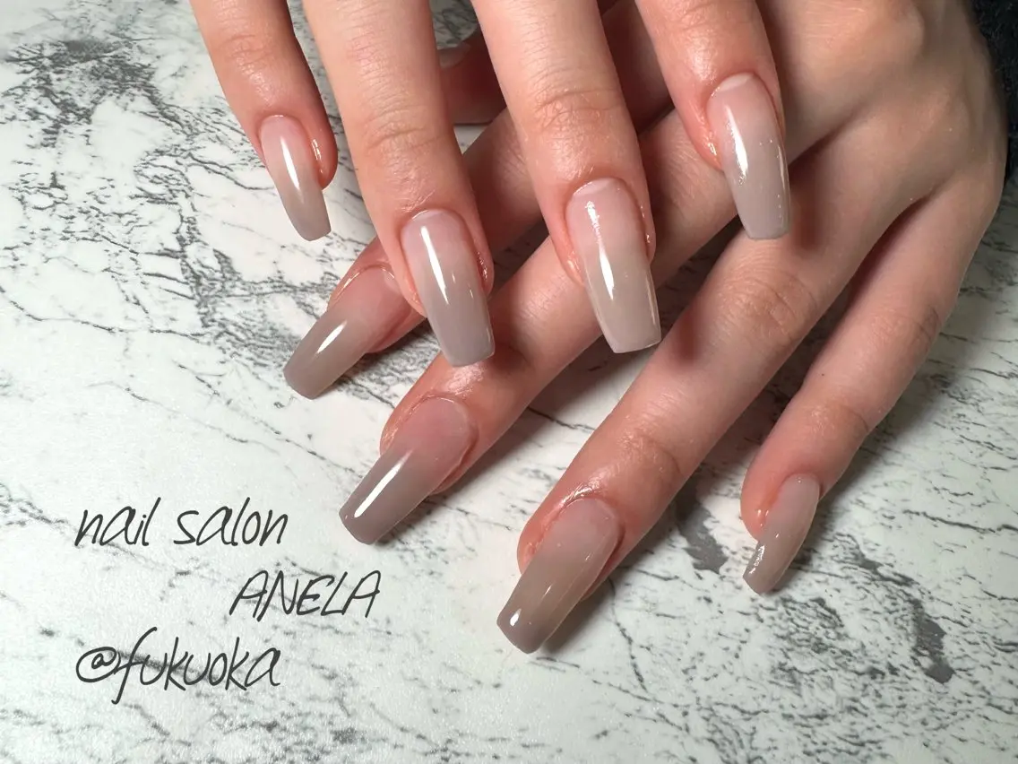 ネイル シンプルネイル nail salon ANELA mayaのネイルデザイン