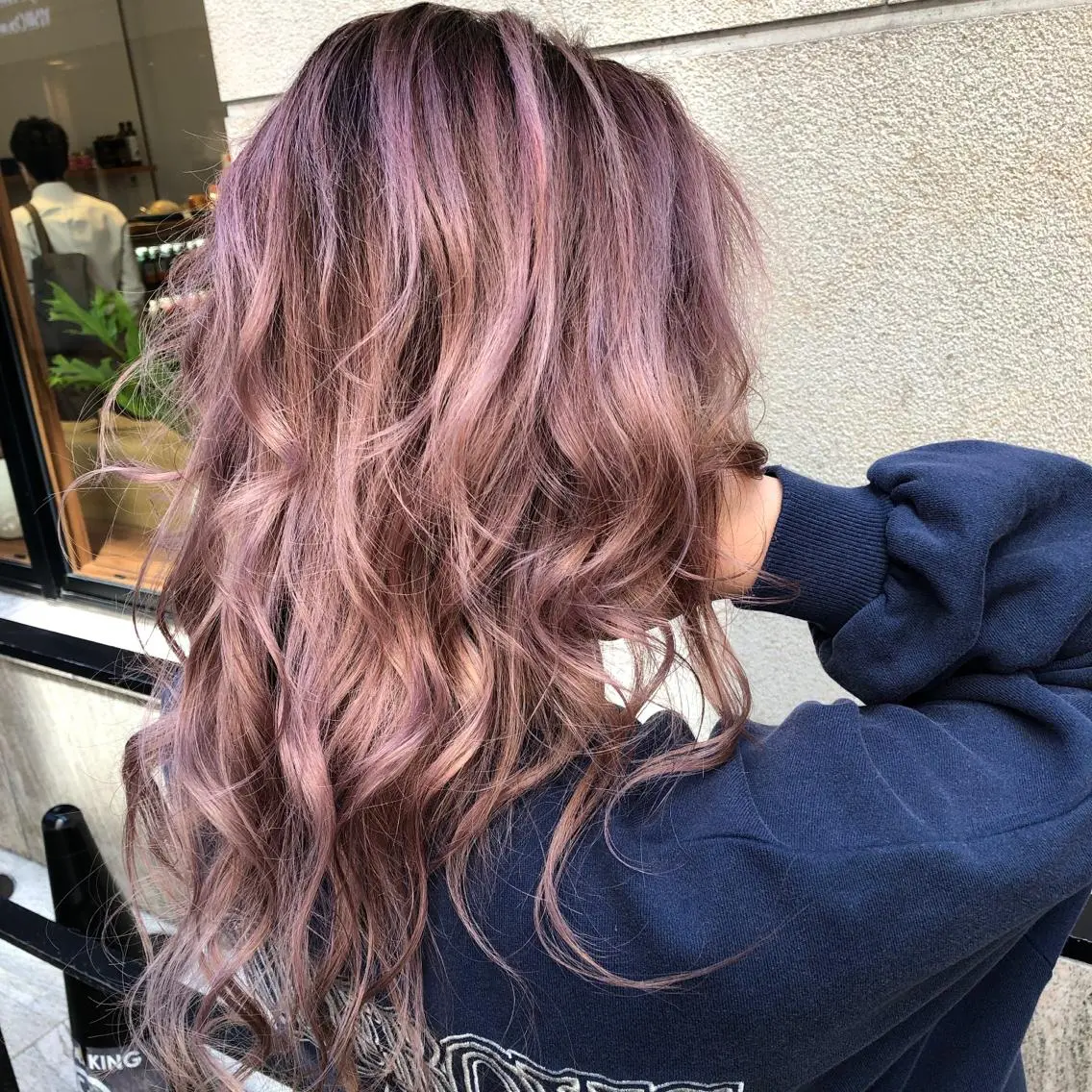 ミディアム カラー グラデーションカラー ピンクカラー ヘアカラー JILBLAN京都 ショート/ハイライトのヘアスタイル