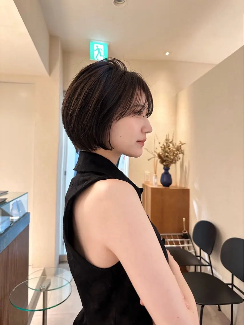 ショート ショートボブ ボブ ショートヘア manami /ショ ート/カットモデルのヘアスタイル