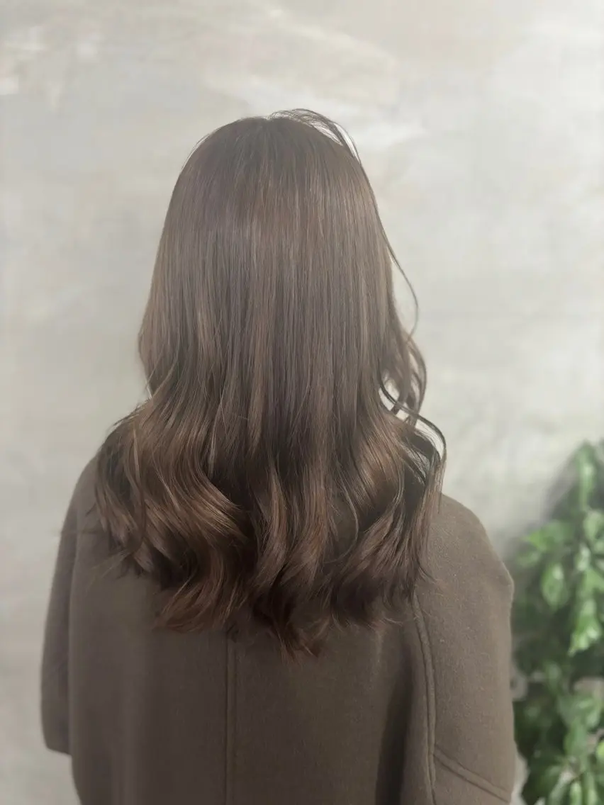 ロング カラー ブラウンカラー ショコラブラウン ヘアカラー ✨透明感艶カラー ✨💍Yuri💍のヘアスタイル