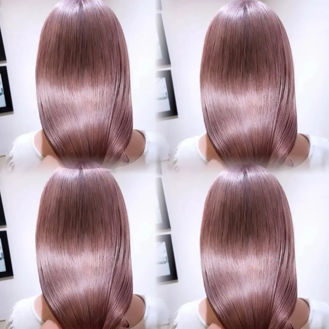 ロング カラー ヘアカラー トリートメント 🦋REISA🦋 エクステ×ハイトーンのヘアスタイル
