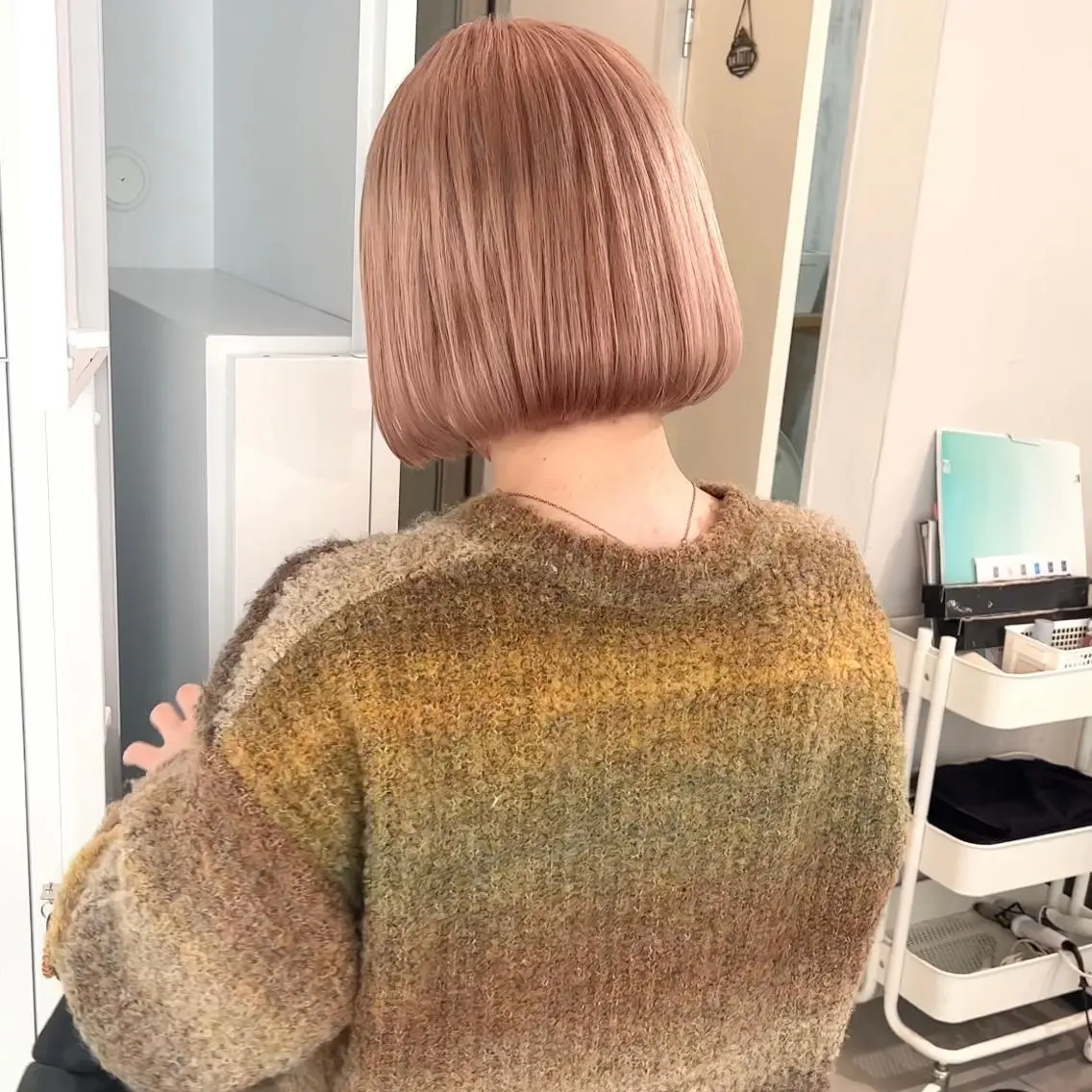 ミディアム ヘアカラー トリートメント piLLon・ keinaのヘアスタイル