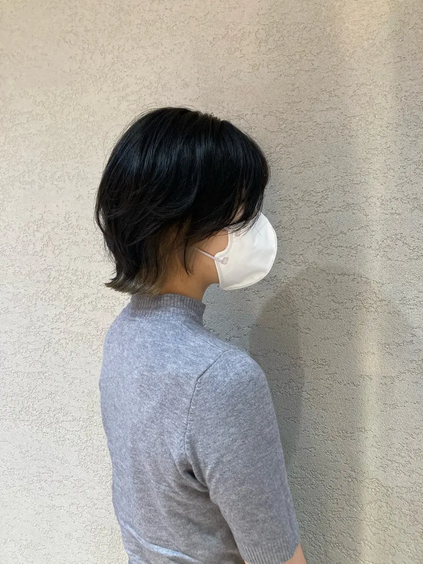 ショート ヘアカラー トリートメント 🩵縮毛矯正・ボブ 岩原朋也🩵のヘアスタイル