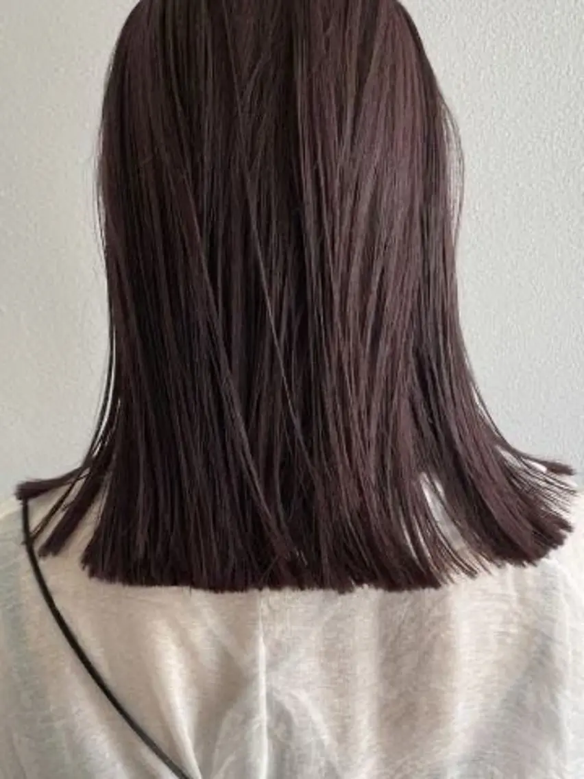 セミロング ラベンダーブラウン ヘアカラー Karin/カット モデル募集🆓のヘアスタイル