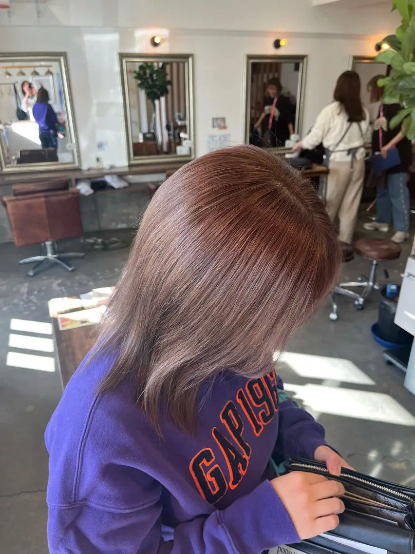 ミディアム 🫧透明感カラー× レイヤー🫧HARUのヘアスタイル