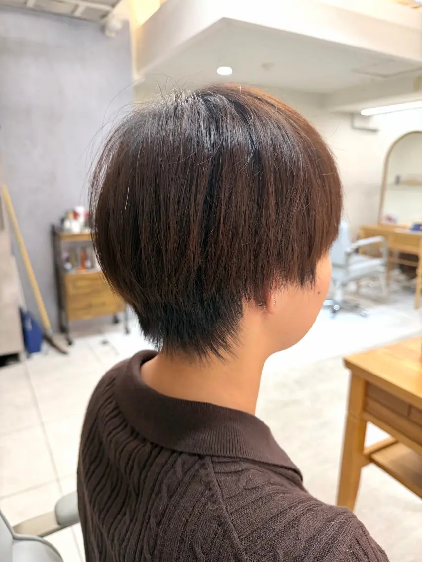 ショート カット 颯/レイヤー/ボブ メンズパーマのヘアスタイル