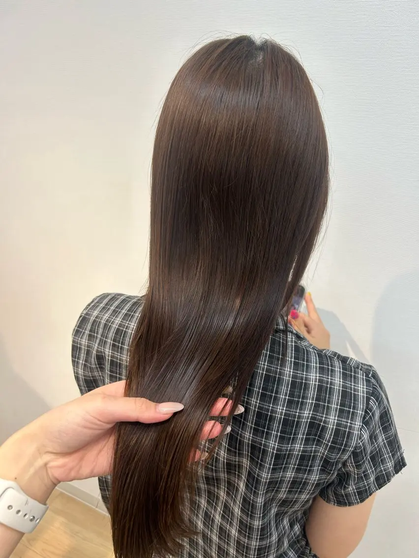 トリートメント 暖色ෆ透明感カラー 🩷cocoriのヘアスタイル