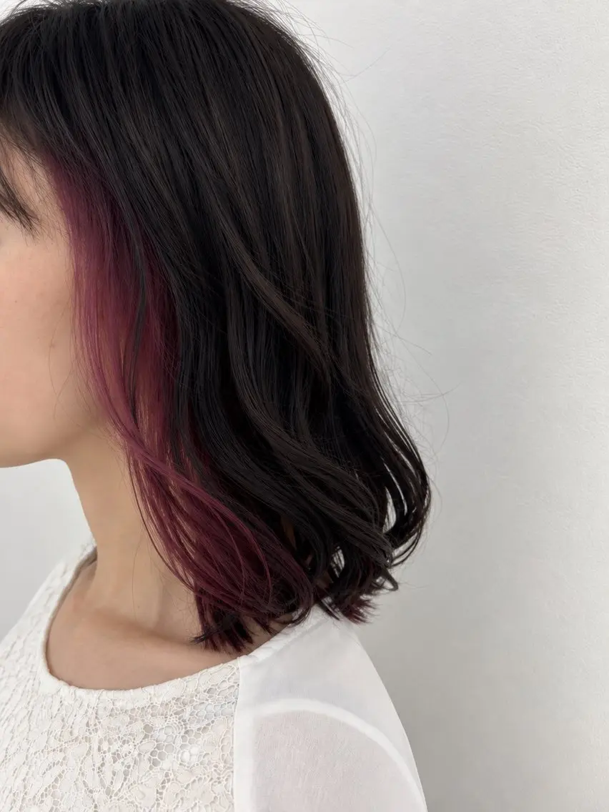 ミディアム カラー so raのヘアスタイル