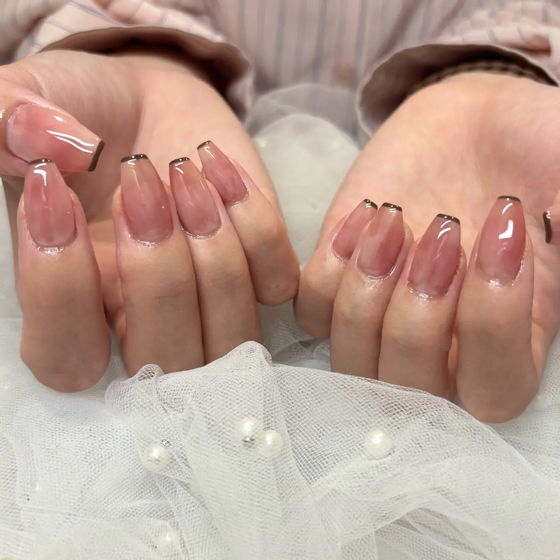 ネイル ハンドネイル 荒巻 めいのネイルデザイン