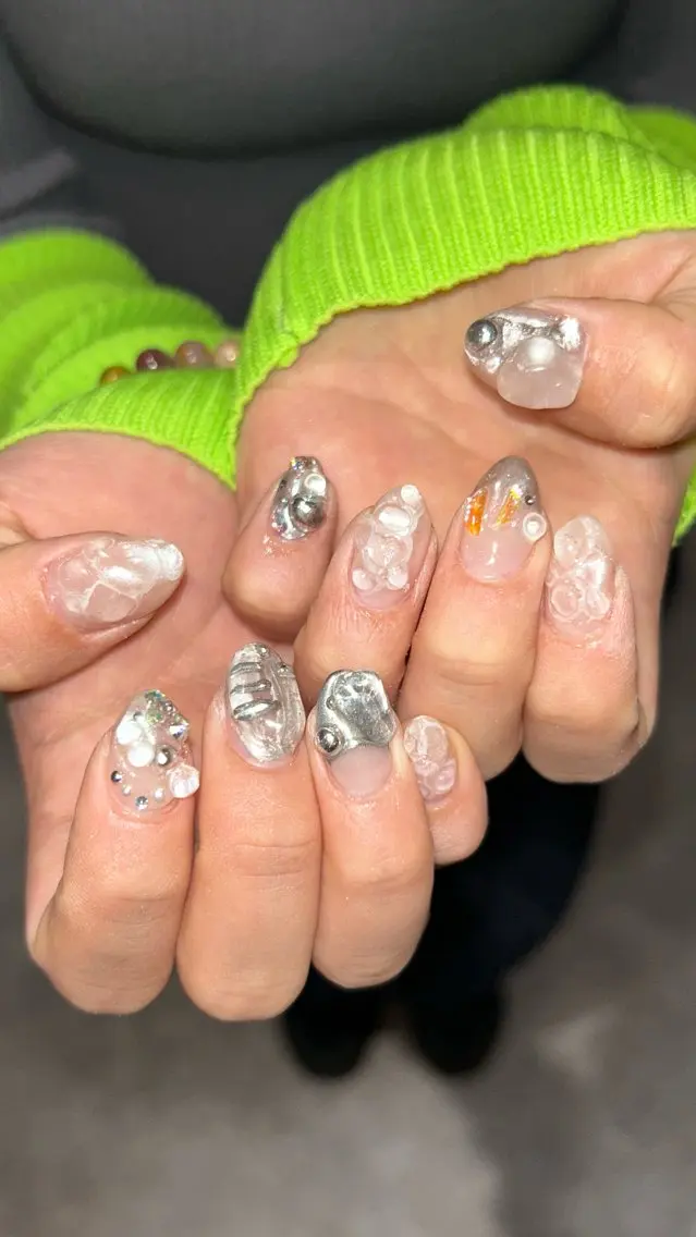 ネイル ハンドネイル mira☼ 𐦍 ☼ nailのネイルデザイン