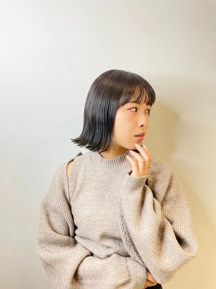 カット+髪質改善チューニング（ストレートパーマ）施術時間120分の写真