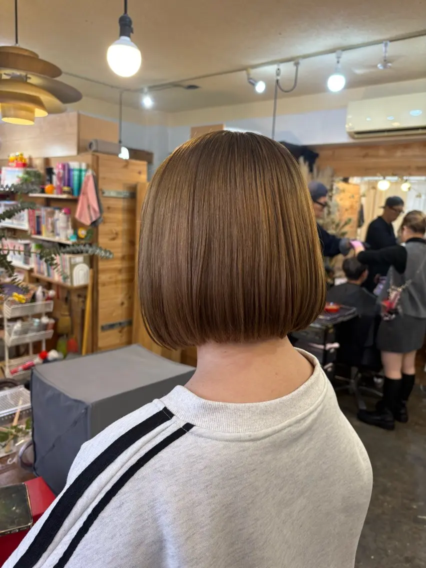 ショート ヘアカラー JuJu (orange)のマツエク・マツパデザイン