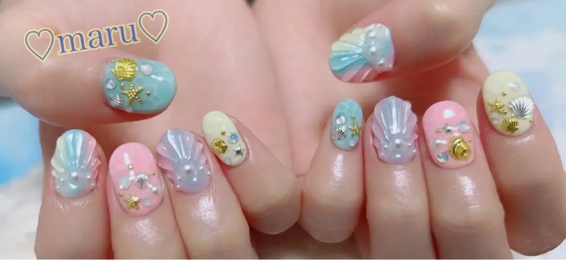 ネイル ハンドネイル フットネイル まるみ ♡のその他イメージ