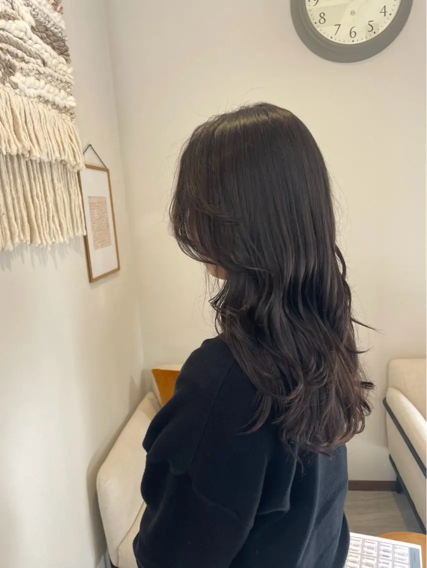 パーマ デジタルパーマ カット パーマ 吉田 咲樹のヘアスタイル