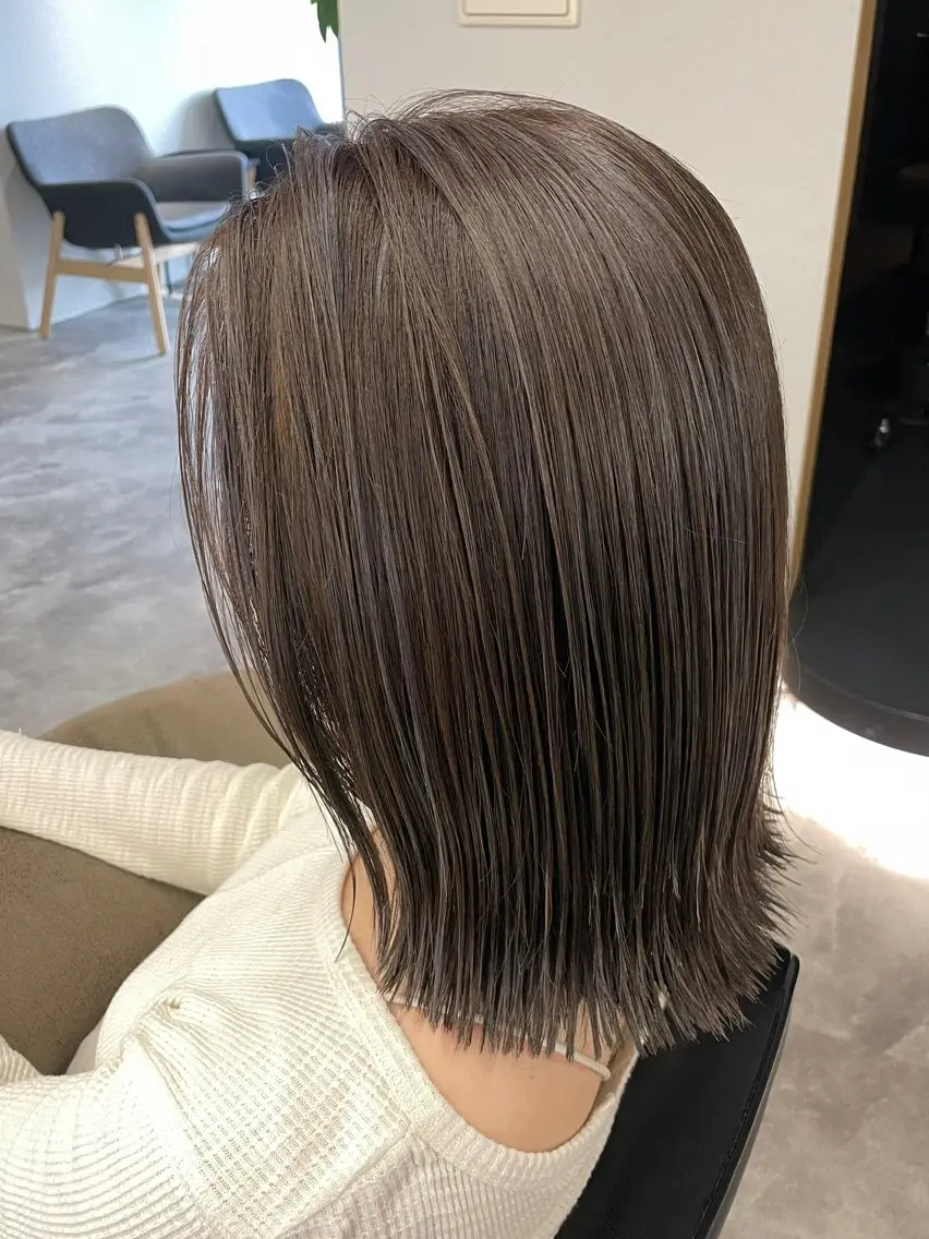 ショート カラー ハイライトカラー ハイライト カット ヘアカラー トリートメント 谷口 優希のヘアスタイル