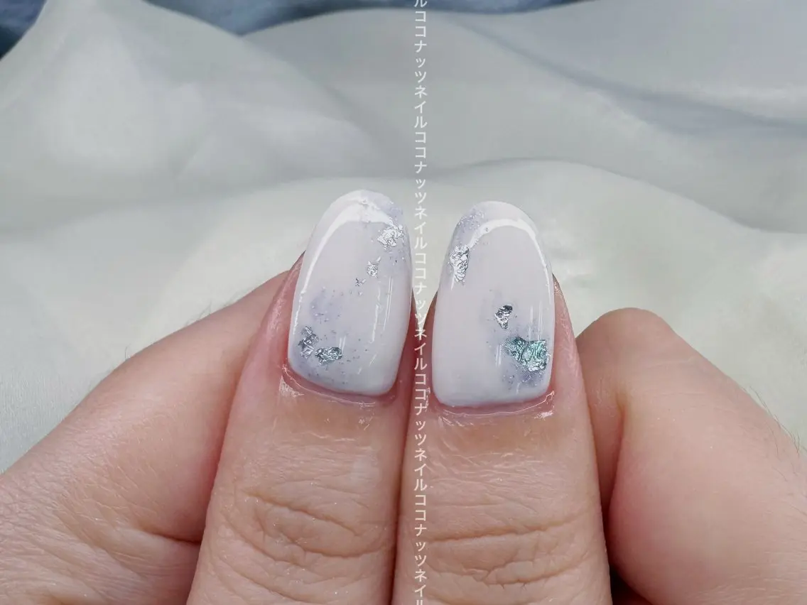 ネイル HOSHINO NAIL_長さだしのネイルデザイン