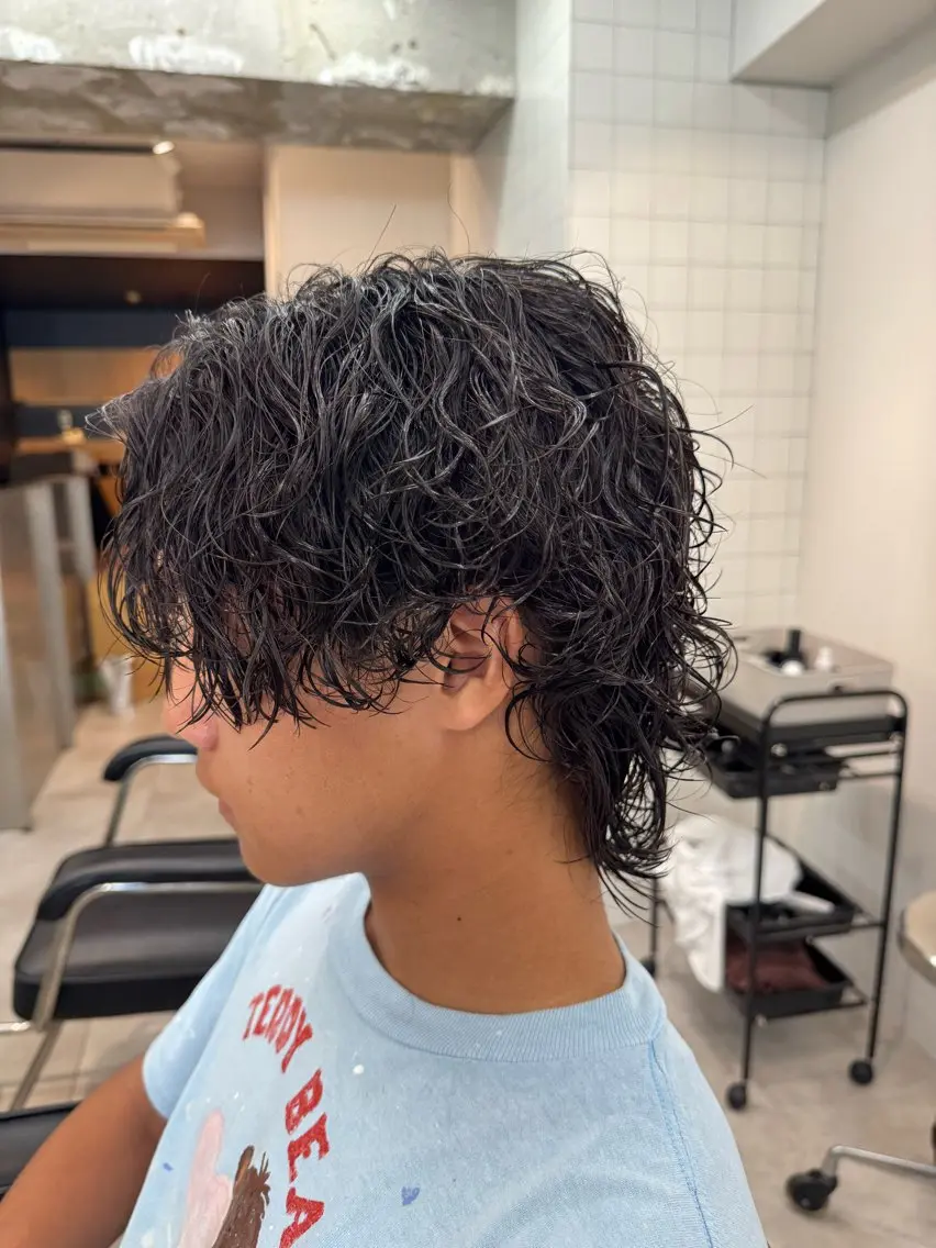 パーマ メンズ カット パーマ 大宮メンズ特化/パー マ職人/小川藍人のヘアスタイル