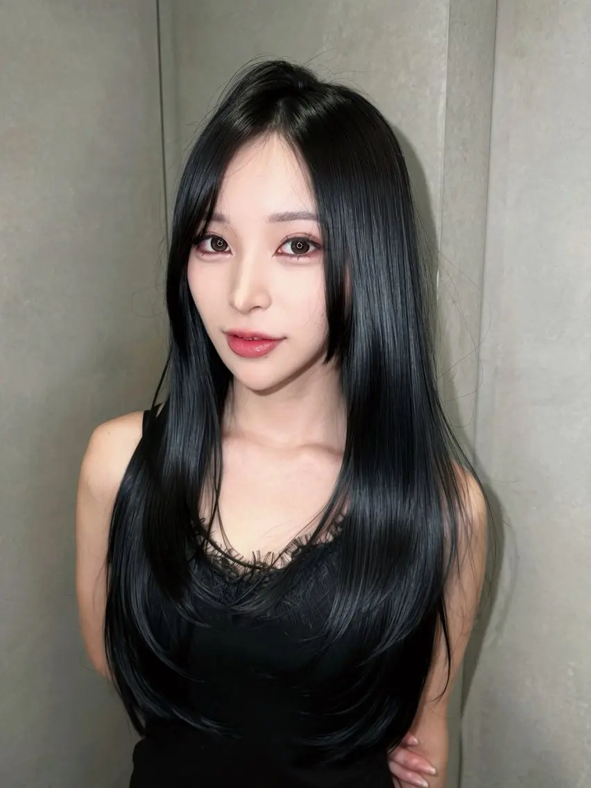 セミロング カラー パーマ ヘアカラー 縮毛矯正 トリートメント 🫧巻ける縮毛矯正 🫧髪質改善リク🫧のヘアスタイル