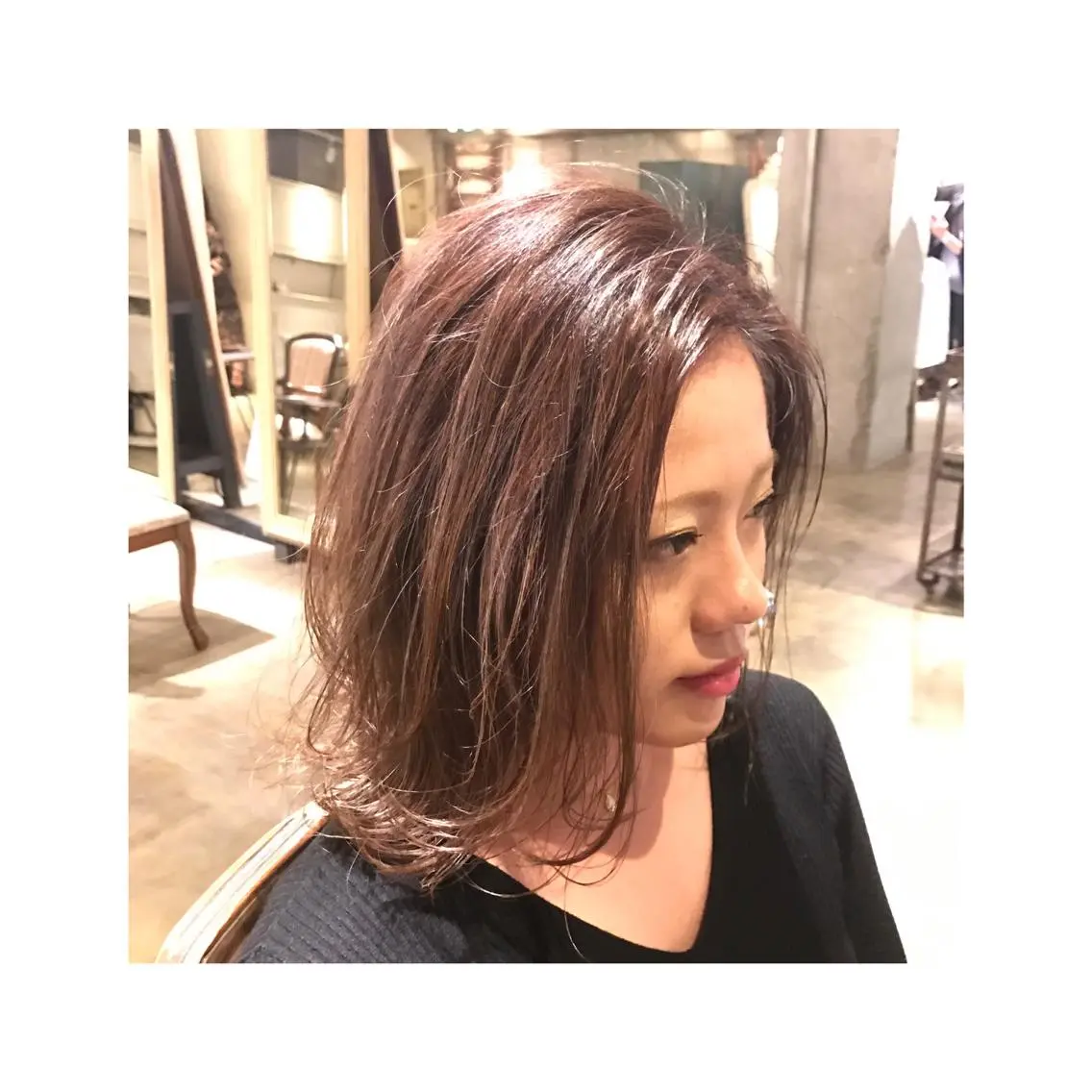 ミディアム ハイライト こう ちゃんのヘアスタイル