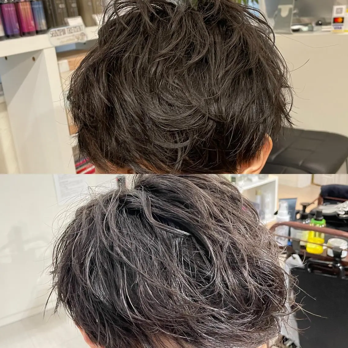ショート メンズ マッシュ 刈り上げ かんばら りょーいのヘアスタイル