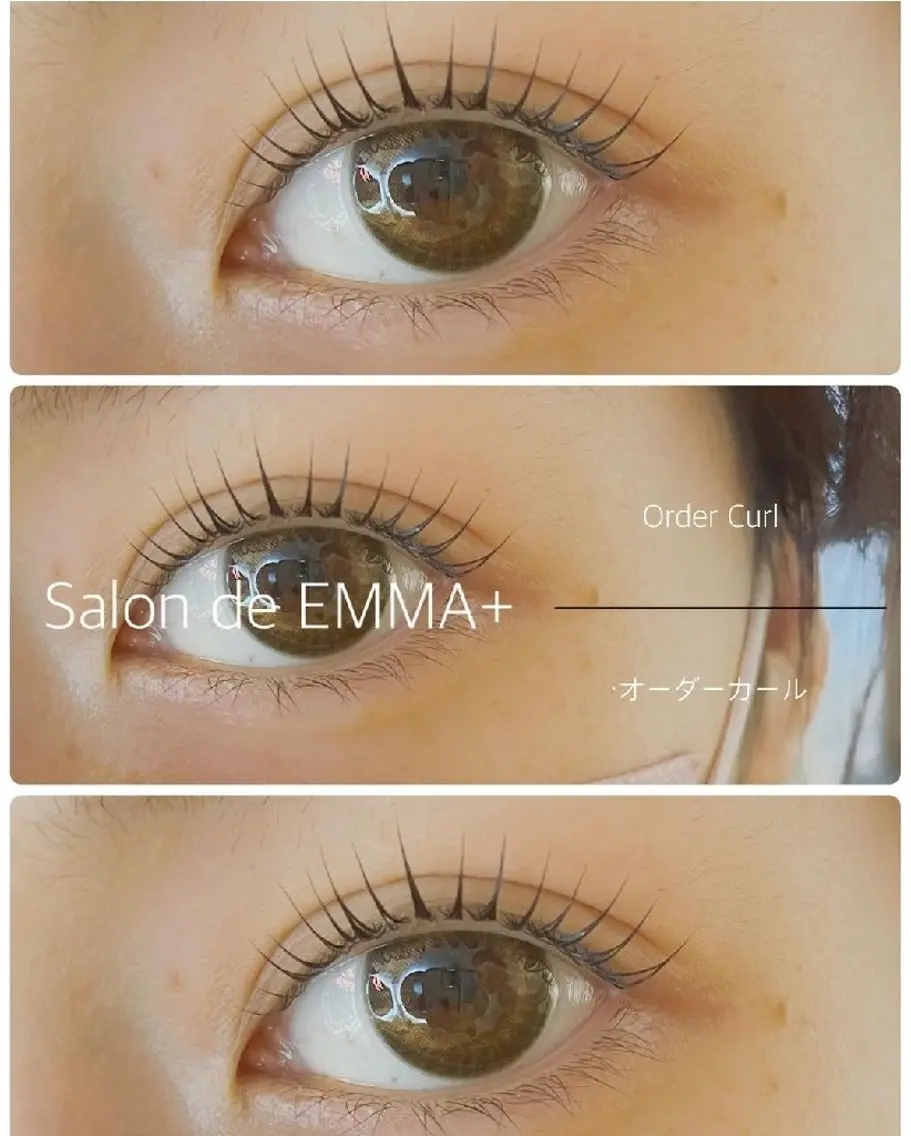 マツエク・マツパ パリジェンヌラッシュリフト マツパ EMMA plus.のマツエク・マツパデザイン