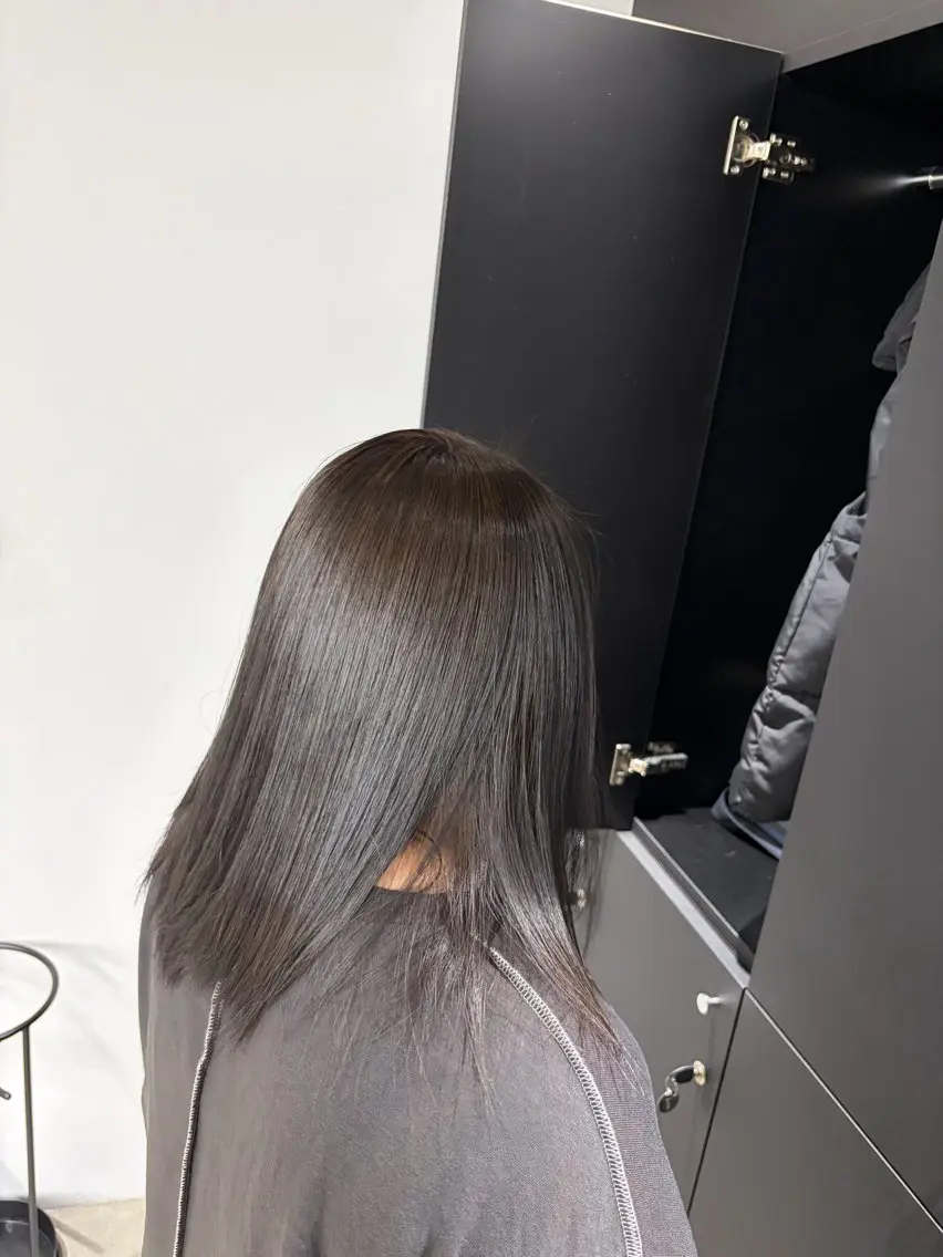 ミディアム カラー グレージュ ヘアカラー ゆうご/心斎橋 /カラーモデル募集中のヘアスタイル