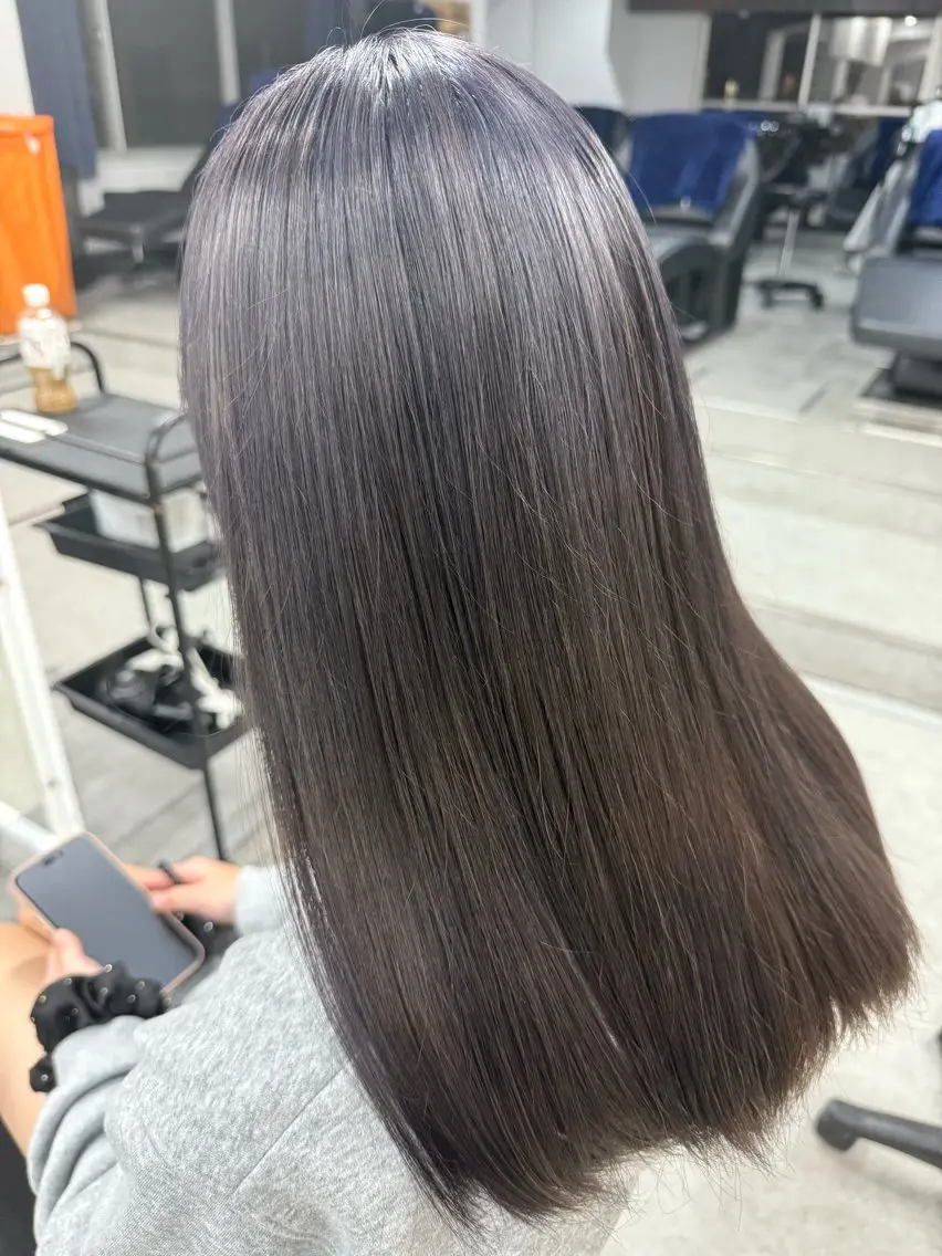 ロング カラー mao⭐️ 透明感カラー‎⭐️のヘアスタイル