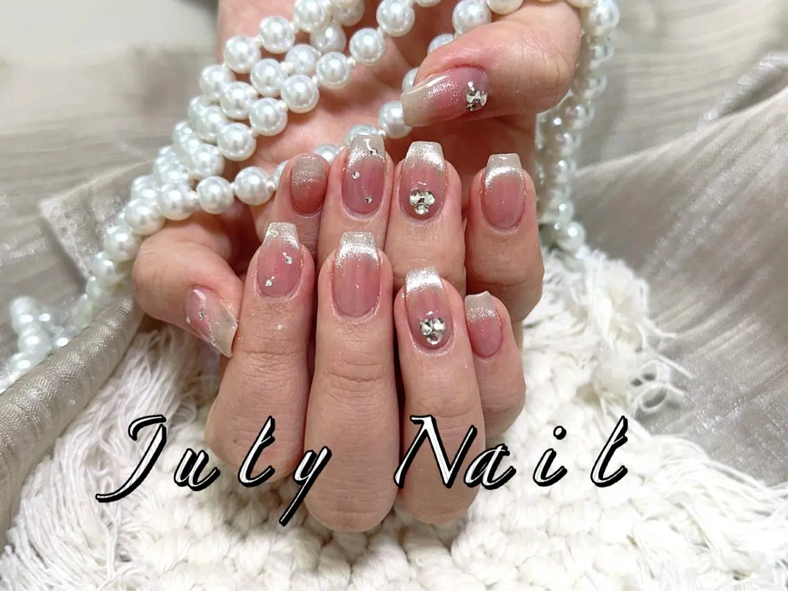 カラー ハンドネイル July Nail 新横浜駅のネイルデザイン