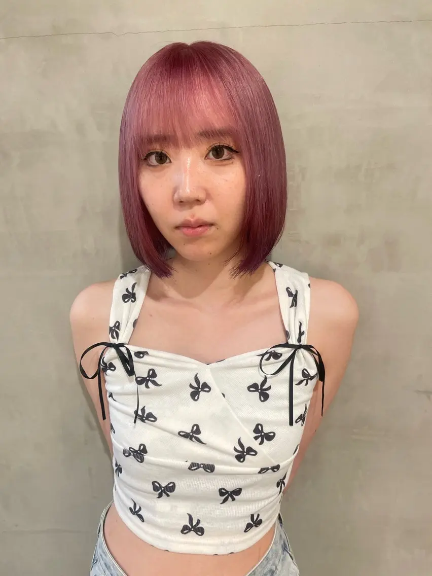 ショート カラー デザインカラー ブリーチ✧︎デザイン ゆうのヘアスタイル