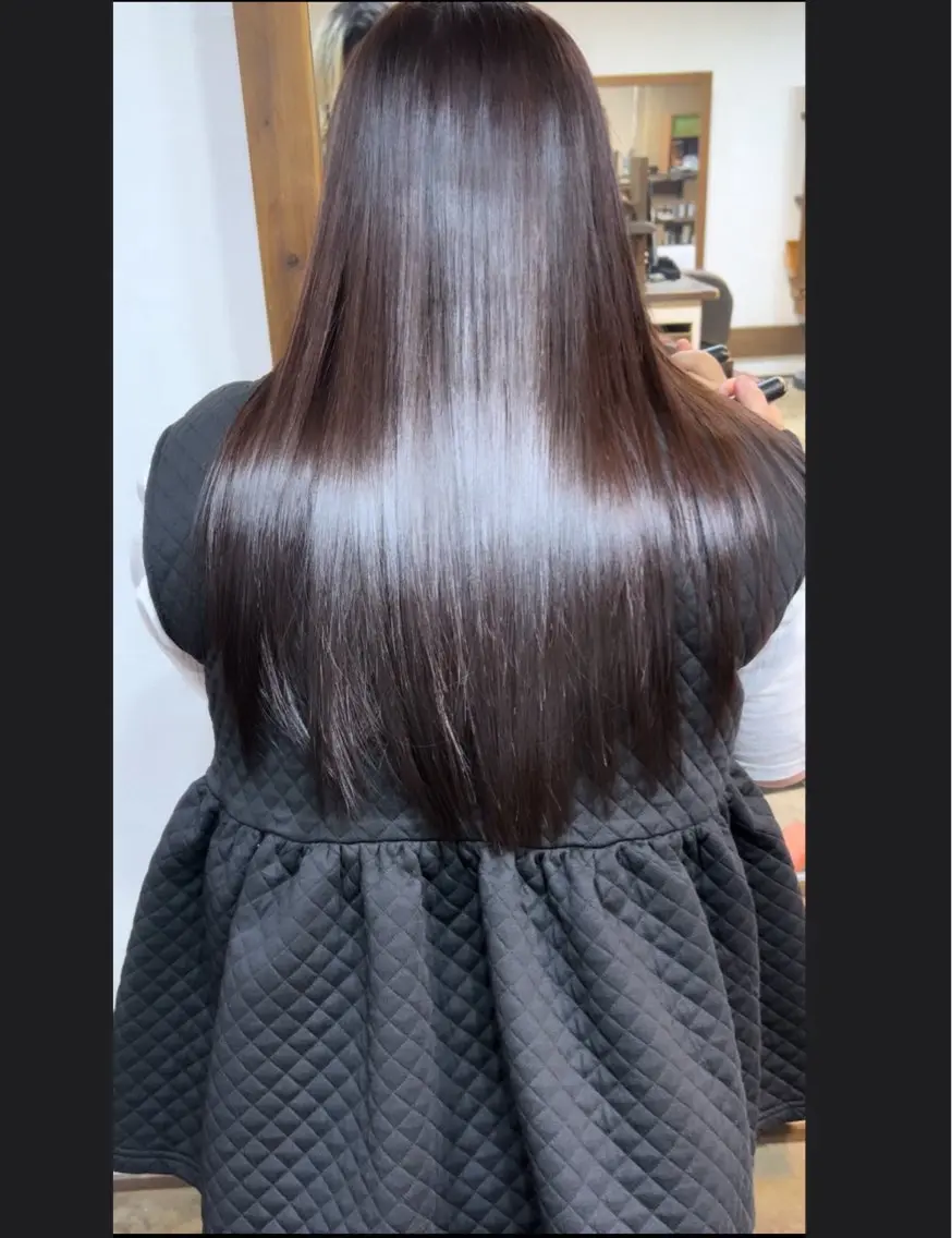 セミロング 髪質改善 縮毛矯正 トリートメント その他 joliefille 高石店☘️熊澤丈将のヘアスタイル