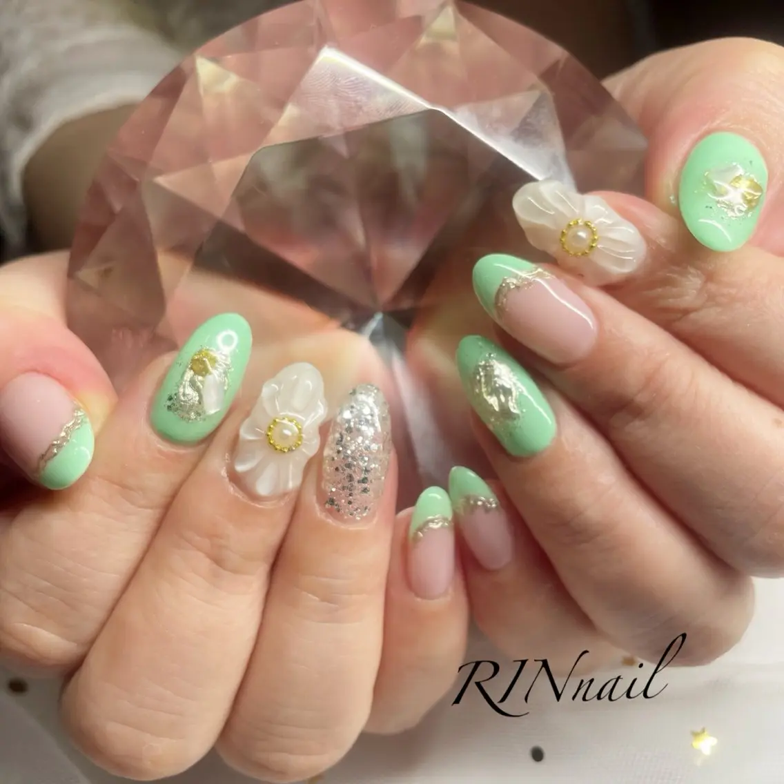 ネイル ハンドネイル ハンドケア RIN HOMEnailのネイルデザイン