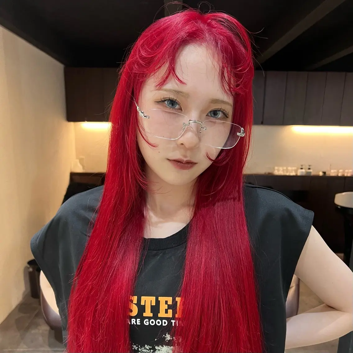 カラー ハイトーン/名駅 ここなのヘアスタイル