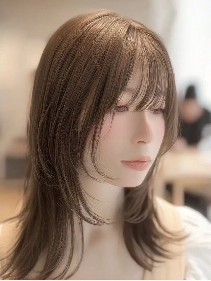 ミディアム カット 縮毛矯正 トリートメント ✨毛髪診断で絶対綺麗 ✨美髪艶髪専門✨高浪のヘアスタイル