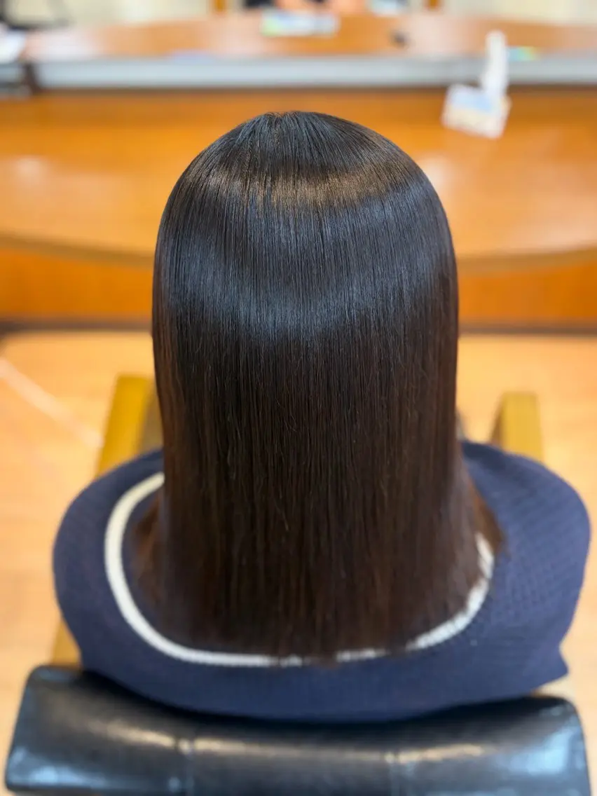 ミディアム 髪質改善ストレート ✨️小川涼のヘアスタイル