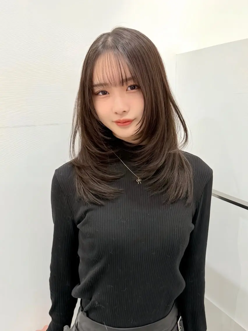 セミロング ✨レイヤー・ブリーチ なしダブル特化✨のヘアスタイル
