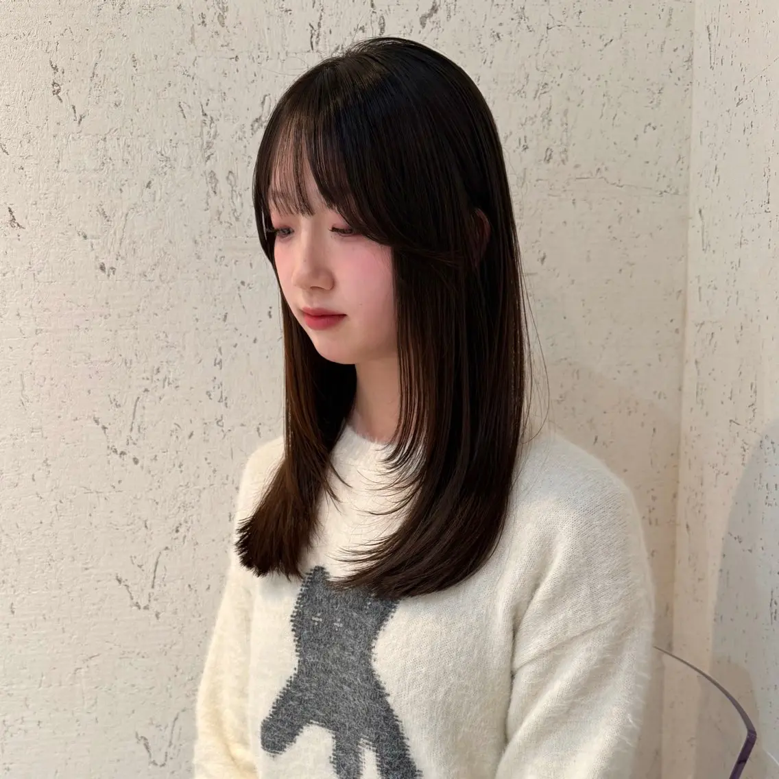ミディアム カラー カット トリートメント mai / linoah˚✧のヘアスタイル