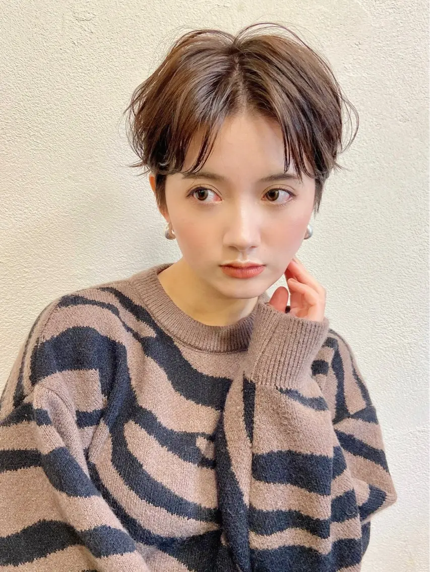 ショート カット ヘアカラー トリートメント 🦋透明感カラー🦋 なつやのヘアスタイル