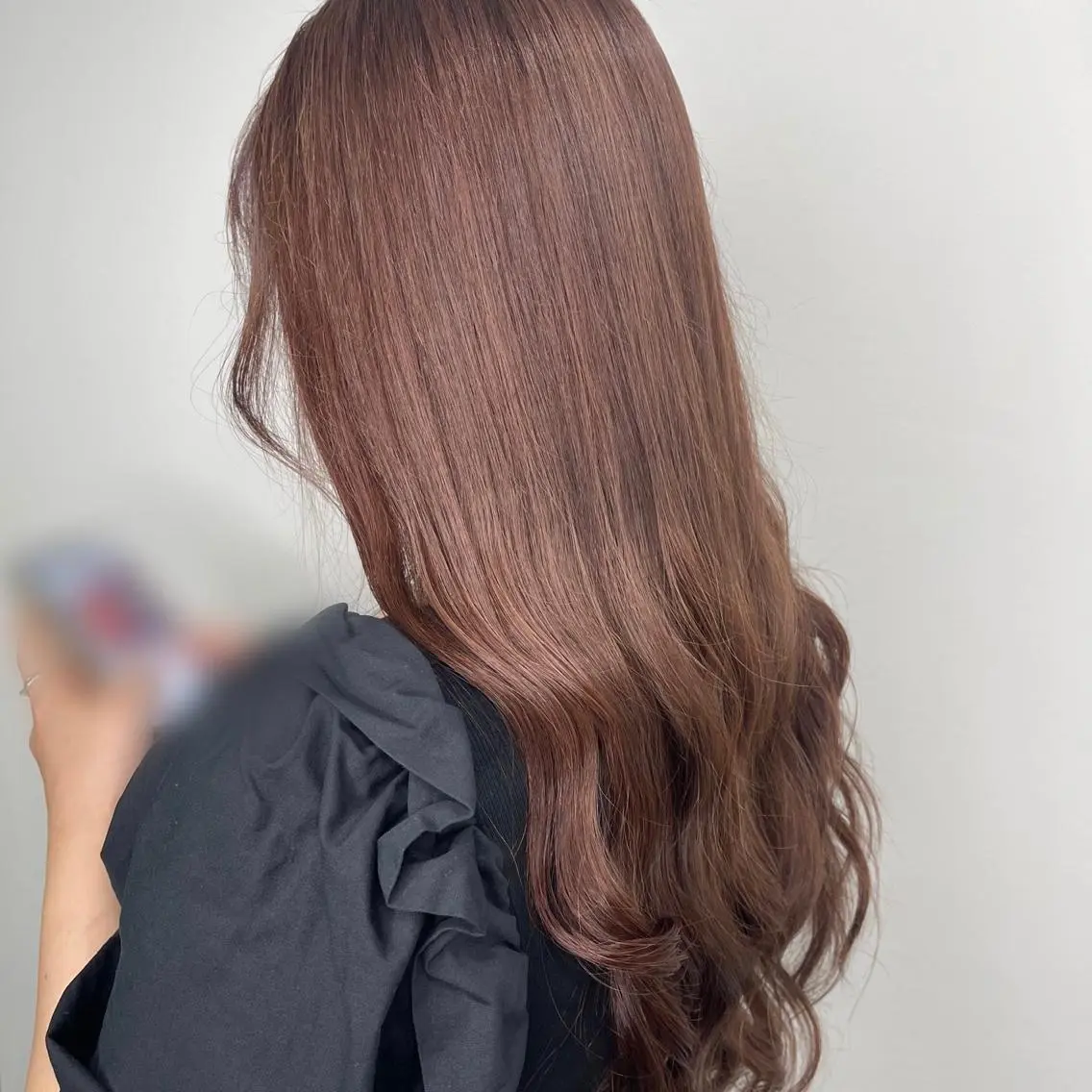 ロング カラー トリートメント ヘアカラー トリートメント emi/髪質改善/ 韓国風/艶カラーのヘアスタイル