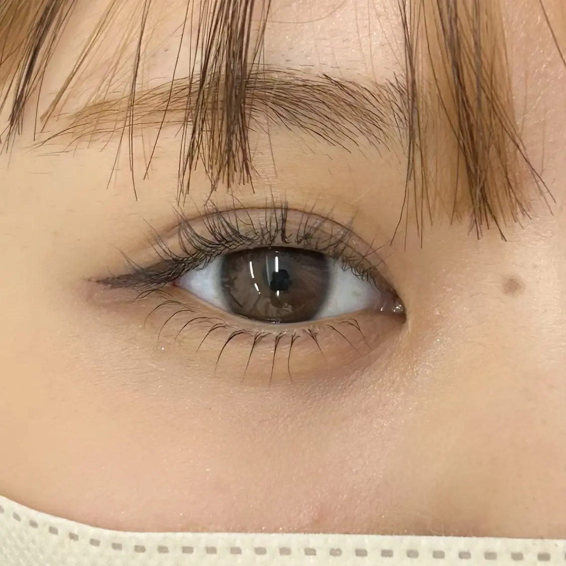 下まつ毛パーマの写真